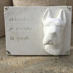 PLAQUE "ATTENTION AU CHIEN"