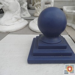 BOULE DE PILIER BLEUE